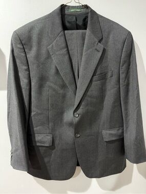 Ralph Lauren Charcoal Gray Two-Button Men's Blazer